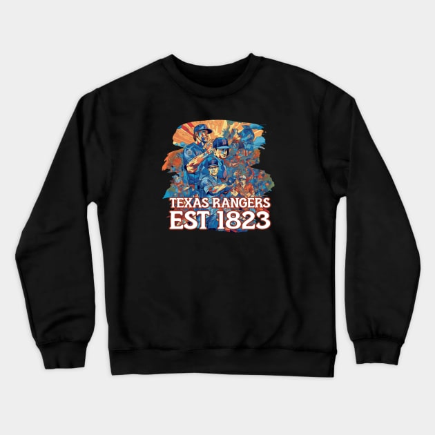 Texas Rangers Crewneck Sweatshirt by Pixy Official